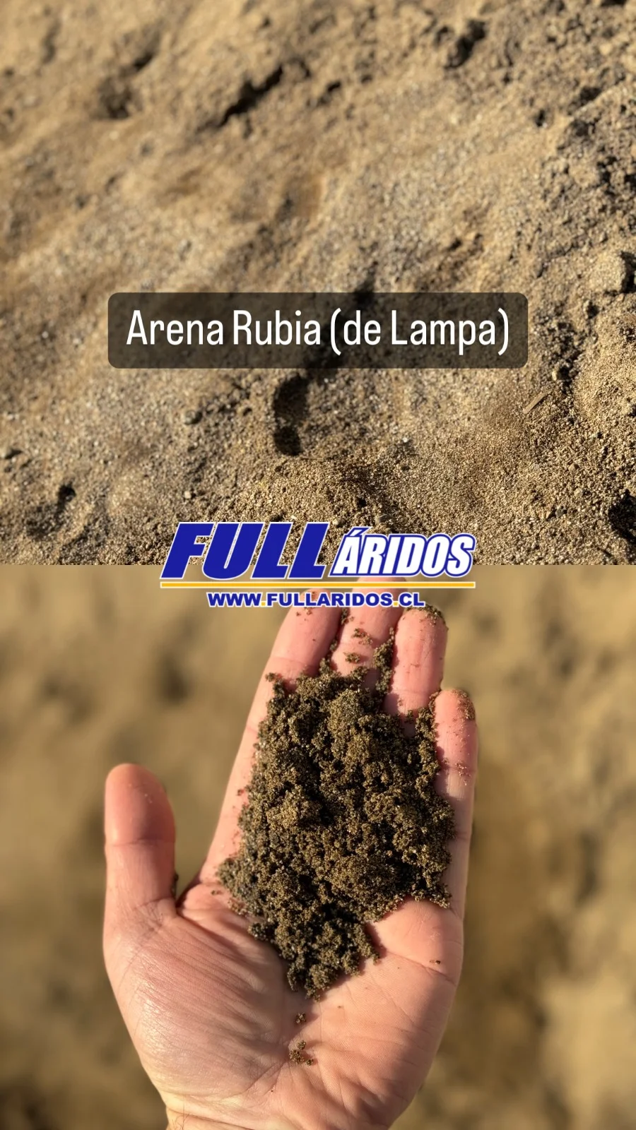 Arena de lampa