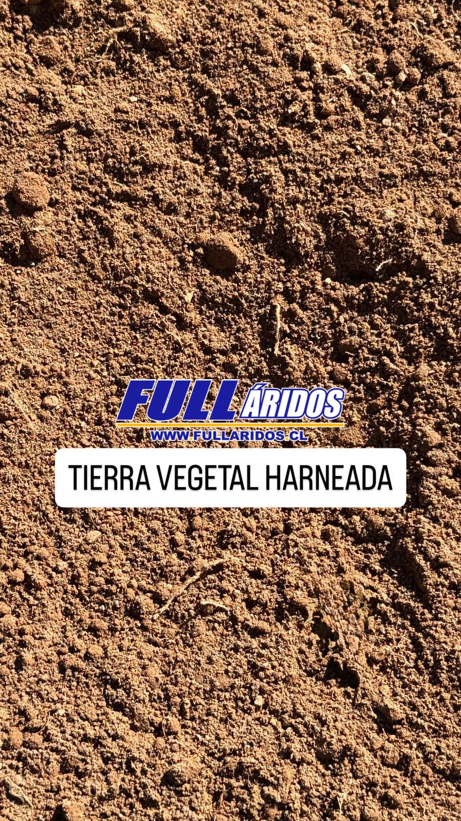 Tierra tamizada para jardines
